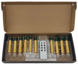 Lunartec 10er-Set kabellose LED-Weihnachtsbaum-Kerzen - Bild 4