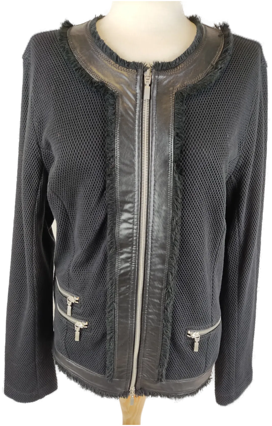 Gerry Weber Damen Blazer mit Zipp schwarz- L/ 40 - Bild 1