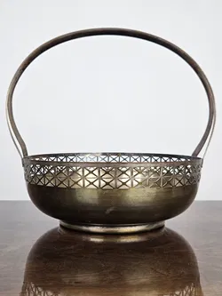 Vintage RADO WIEN Messingkorb - Durchmesser ca. 21,5 cm  - Bild 2