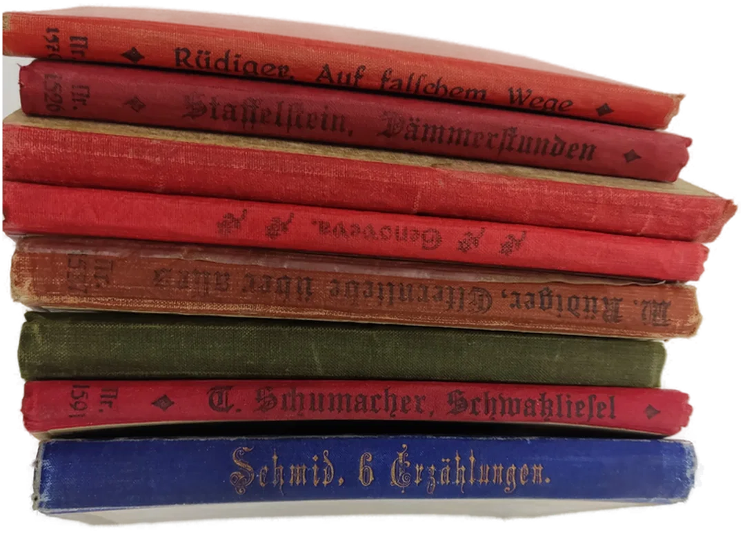 Alte Taschenbücher Konvolut 8 Stück – Bild 10