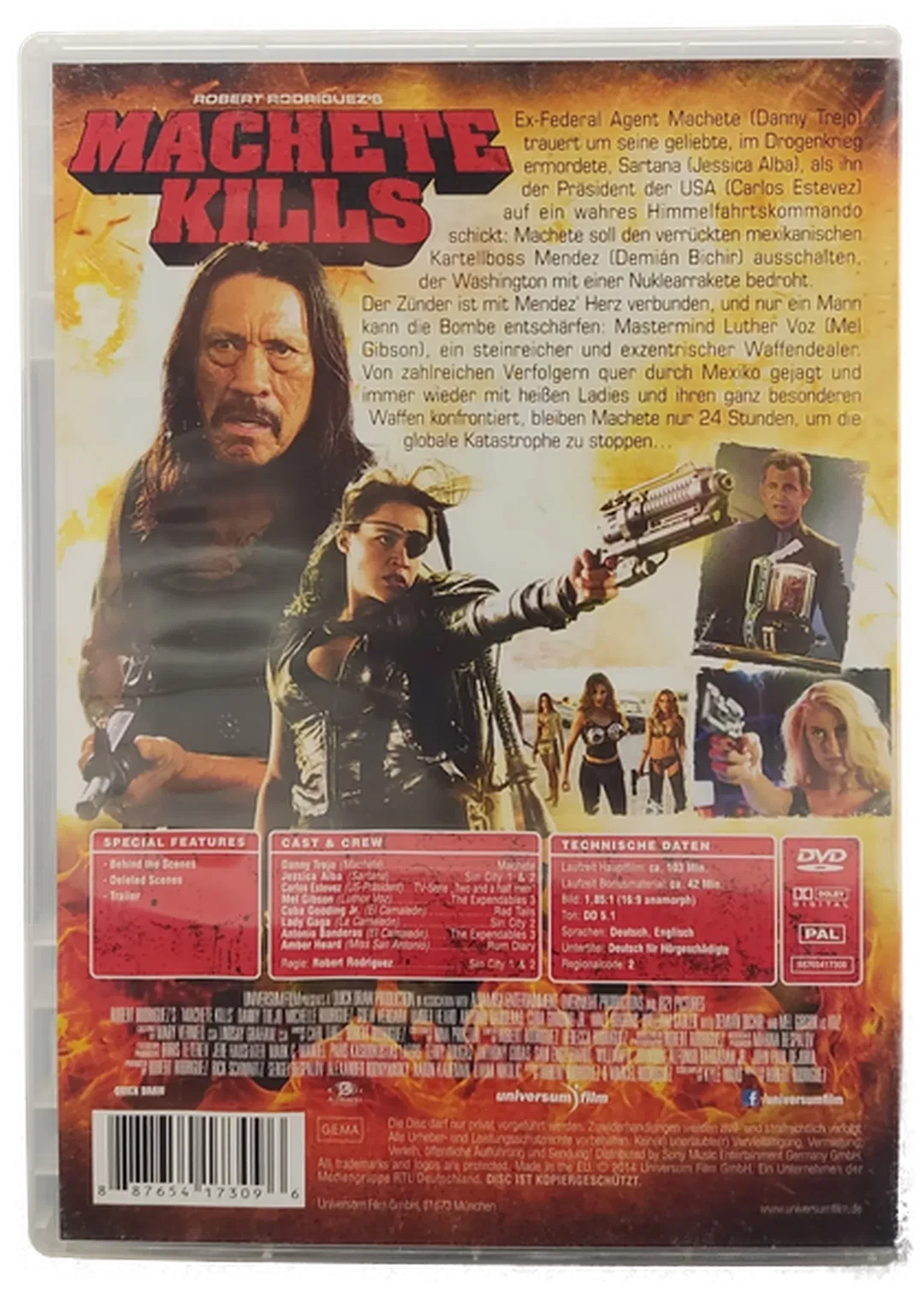 DVD "Machete Kills" mit Danny Trejo und Michelle Rodriguez – Bild 2