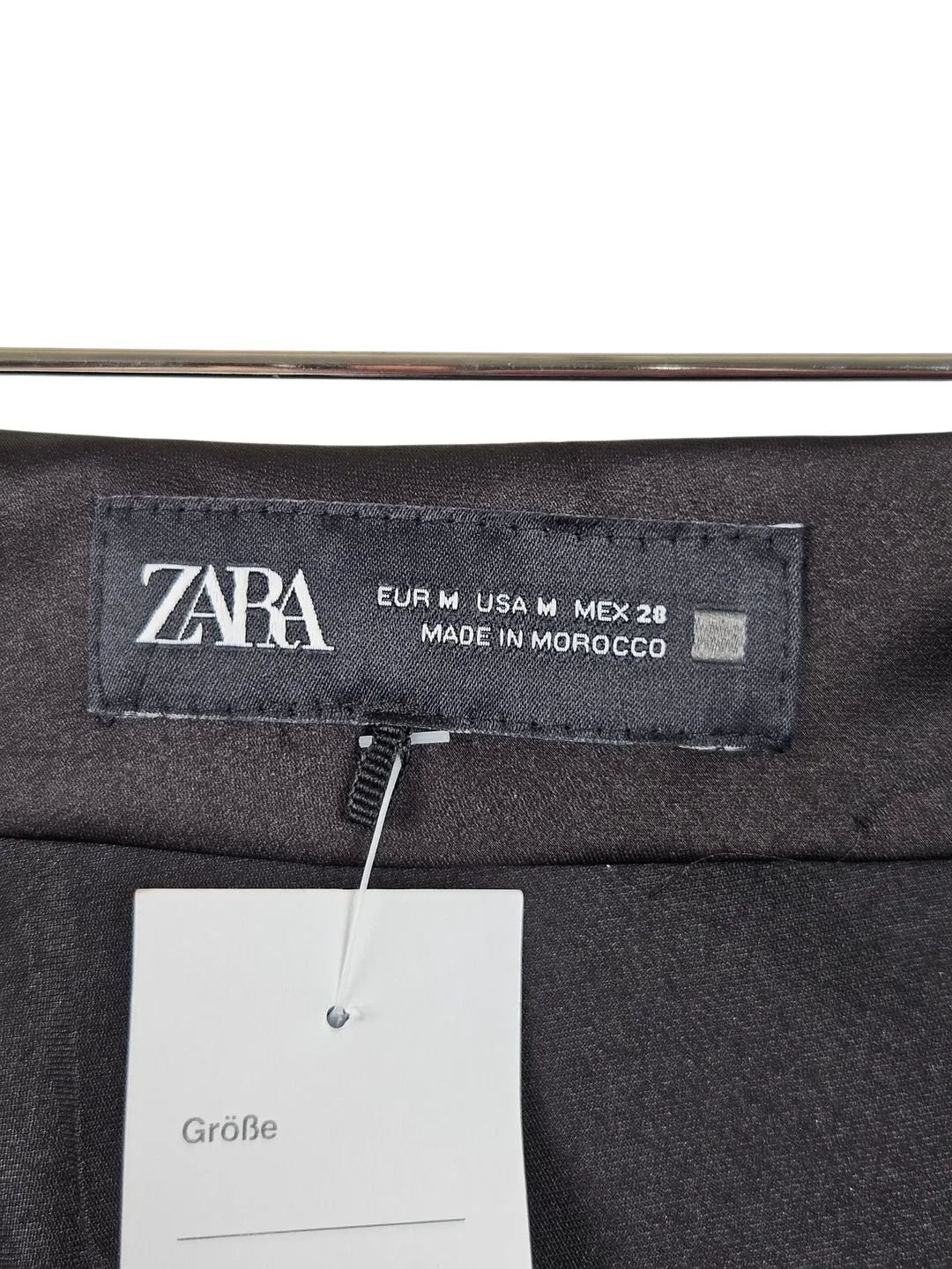 Zara Damen langer Rock, schwarz - M / 38  – Bild 4