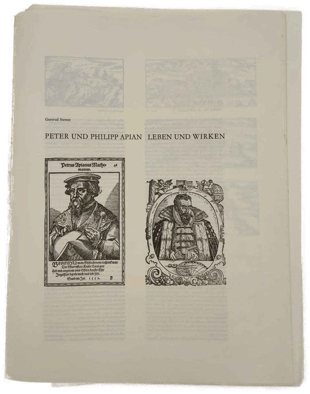 Philipp Apians" Bayerische Landtafeln XXIIII 1568 – Bild 3