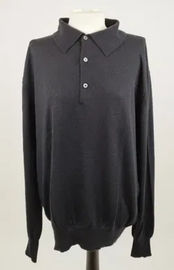 Hemisphere Pullover im Polo-Stil - Gr. 54 / 100% Kaschmir - Bild 1