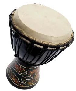 Djembe Trommel Handbemalt – 30 cm hoch, Ø 20 cm - Bild 2