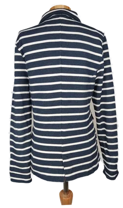 blue motion Damen Jerseyblazer blau/weiß gestreift - S 36/38 - Bild 2