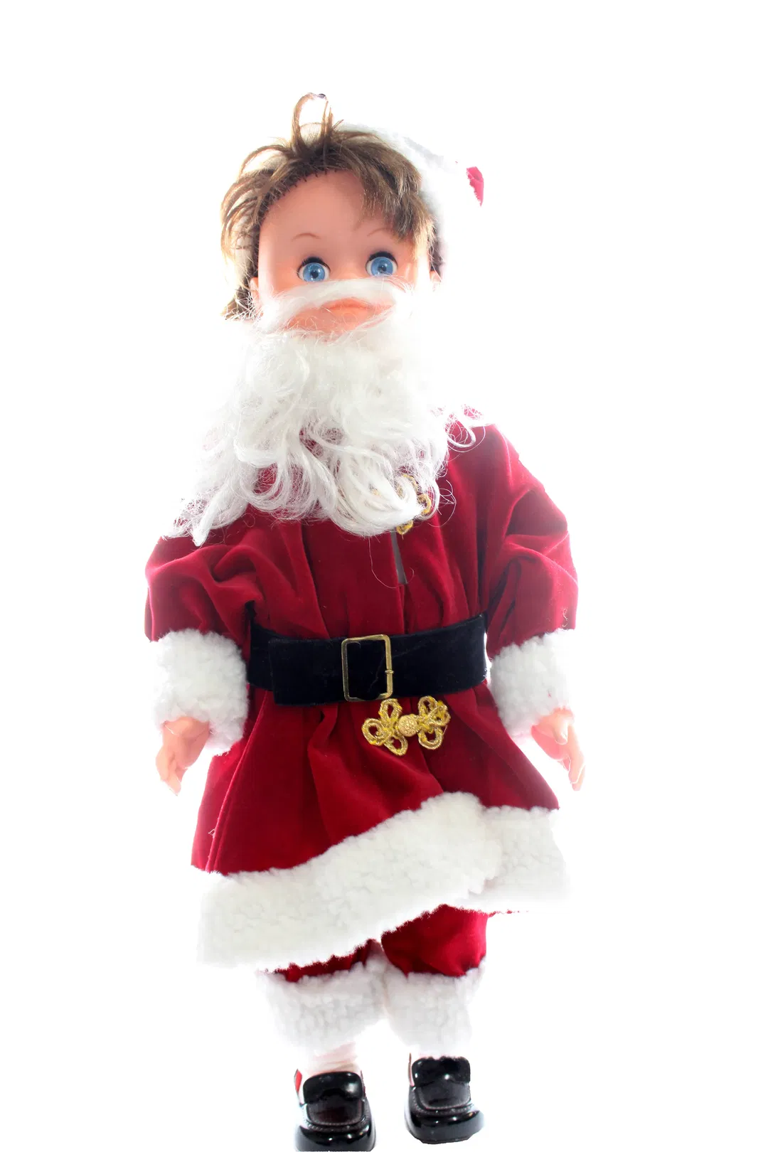 Hamiro Weihnachtsmann / Nikolaus Puppe ca. 59 cm – Originalkleidung – mit Originalkarton (Gebrauchsspuren) - Bild 1