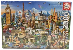 Educa 2.000-Teile-Puzzle Wahrzeichen Europas – Vorschau 2