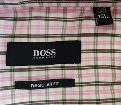 Hugo Boss Herrenhemd rosa/weiß Gr. 39 – Vorschau 3