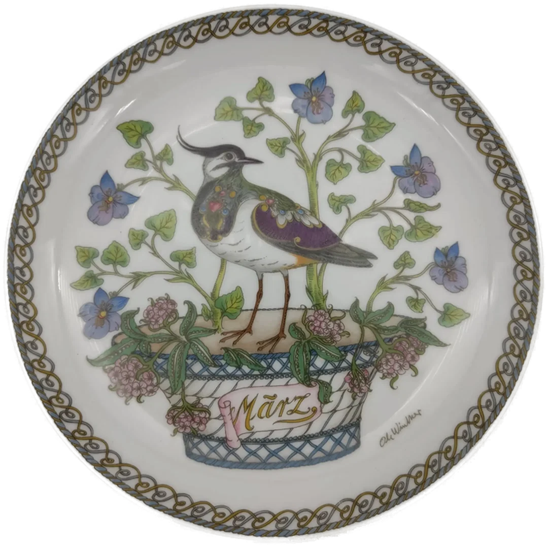 Hutschenreuther - Original Monatssammelteller 12 Stück - Design "Ole Winther" – Bild 10