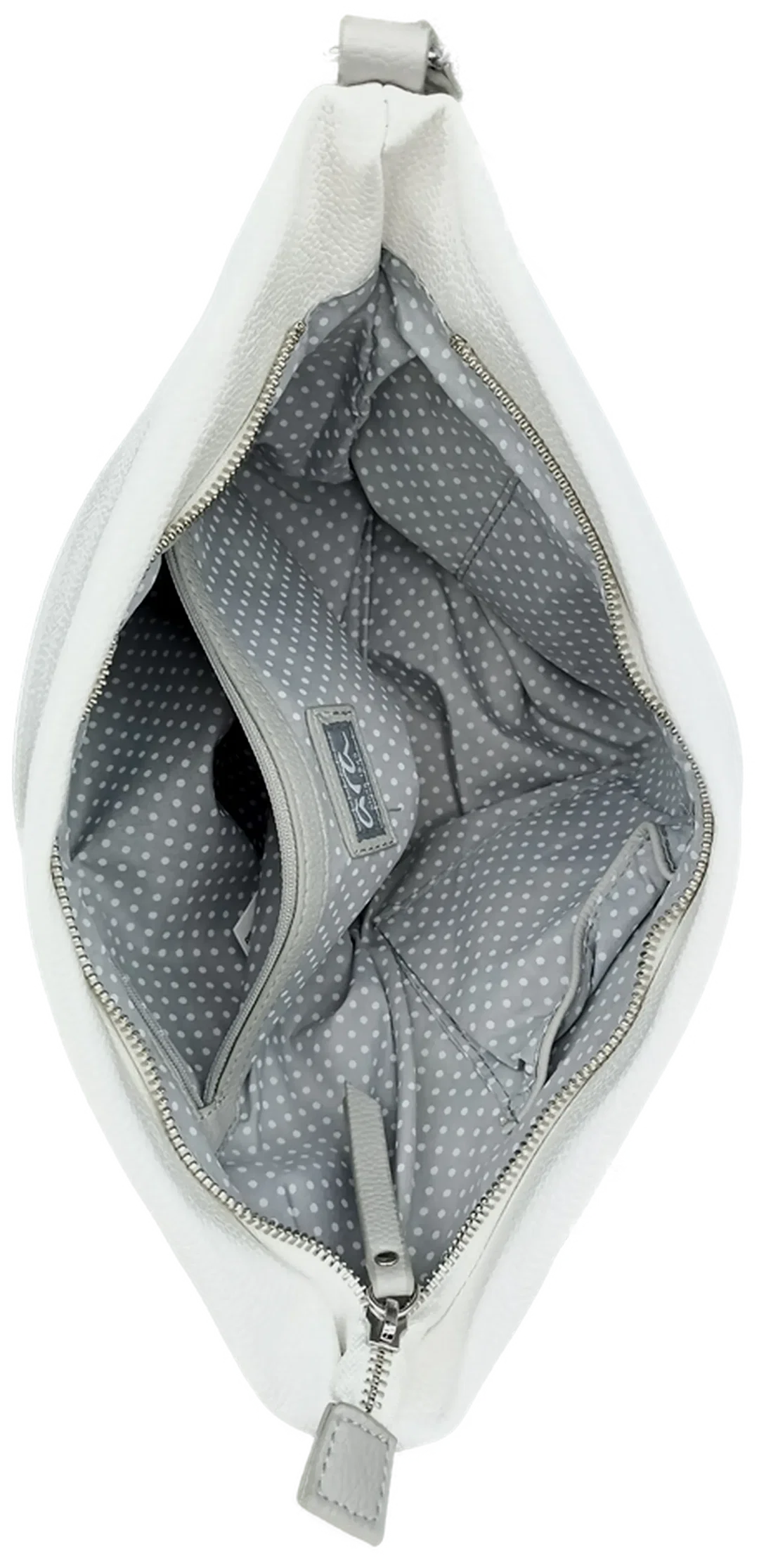 Ara Damenhandtasche grau/weiß – Bild 6