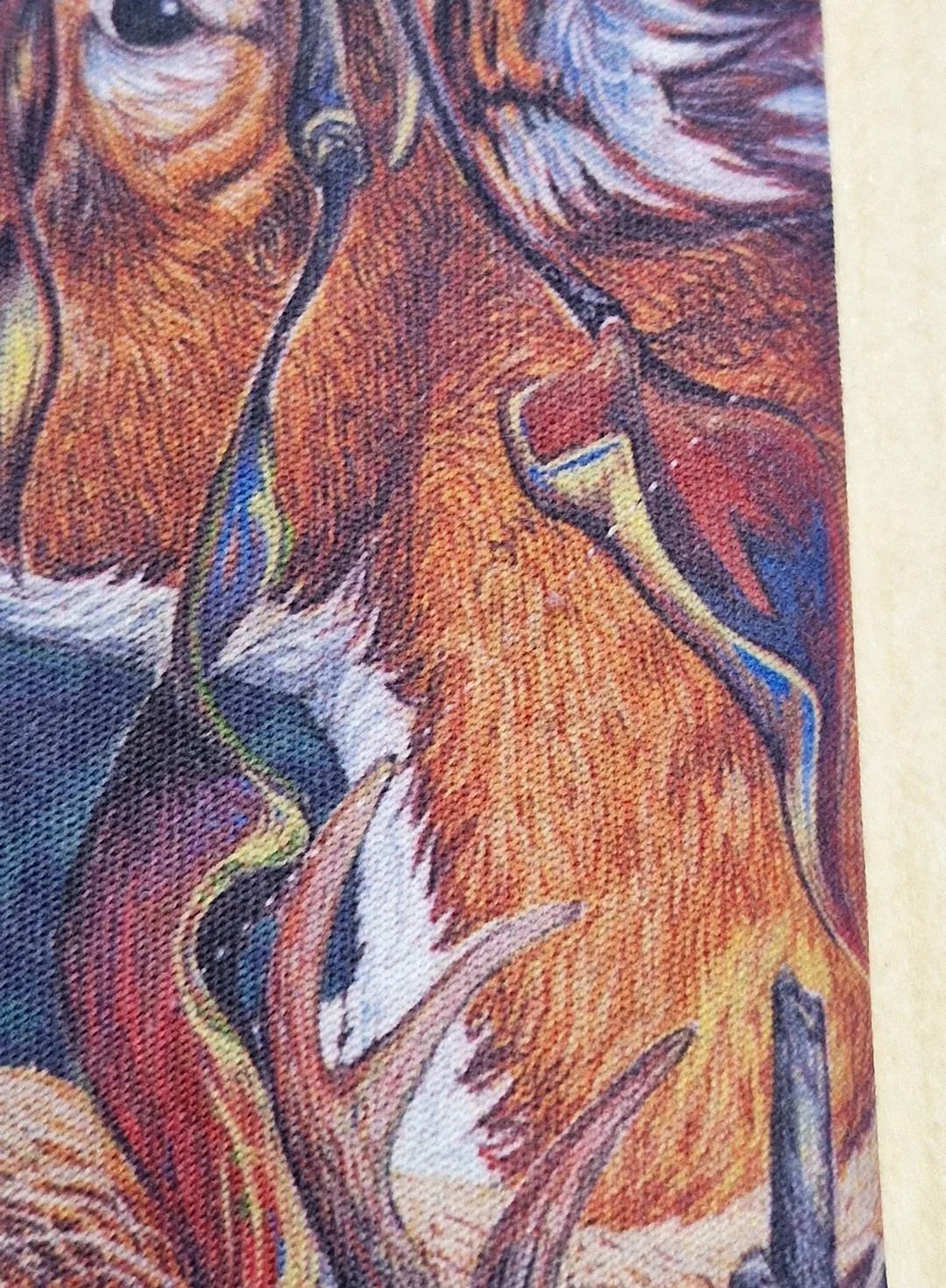 Vintage Ralph Marlin Krawatte "Deer" 1988, Hirsch-Motive – Bild 8
