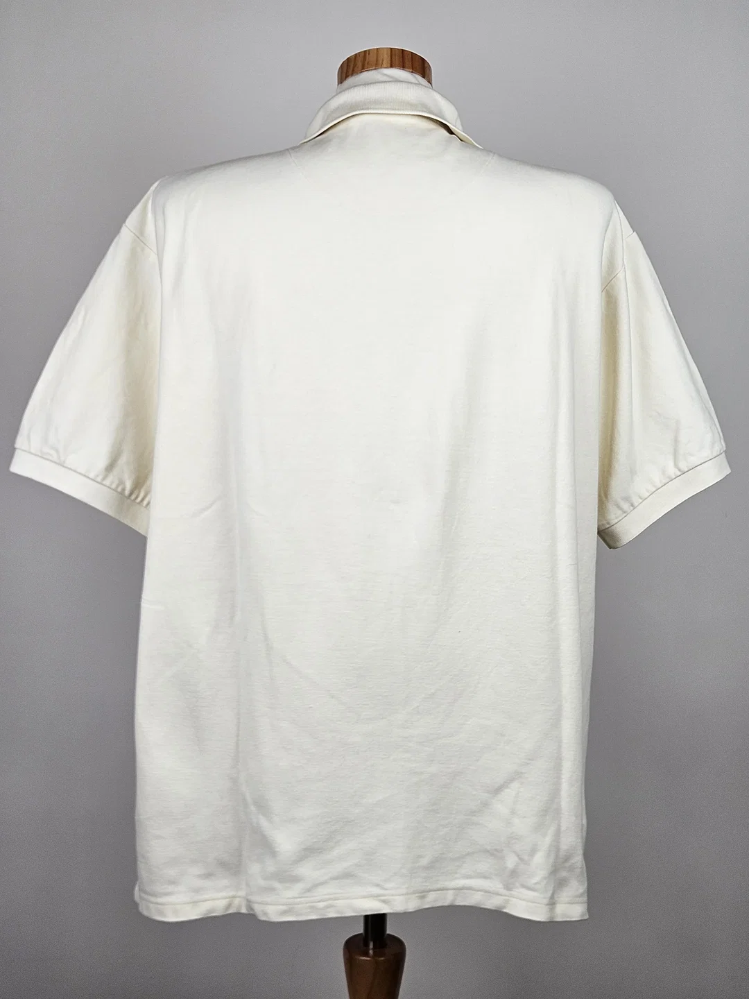 Vintage GOLF SIMMERING AUSTRIA 3000 FEET Herren Poloshirt, beige - XXL  – Bild 3
