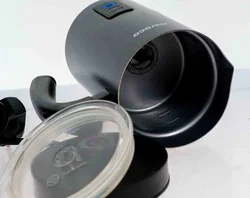 Miroco Elektrischer Milchaufschäumer Schwarz mit Heizfunktion - Bild 3
