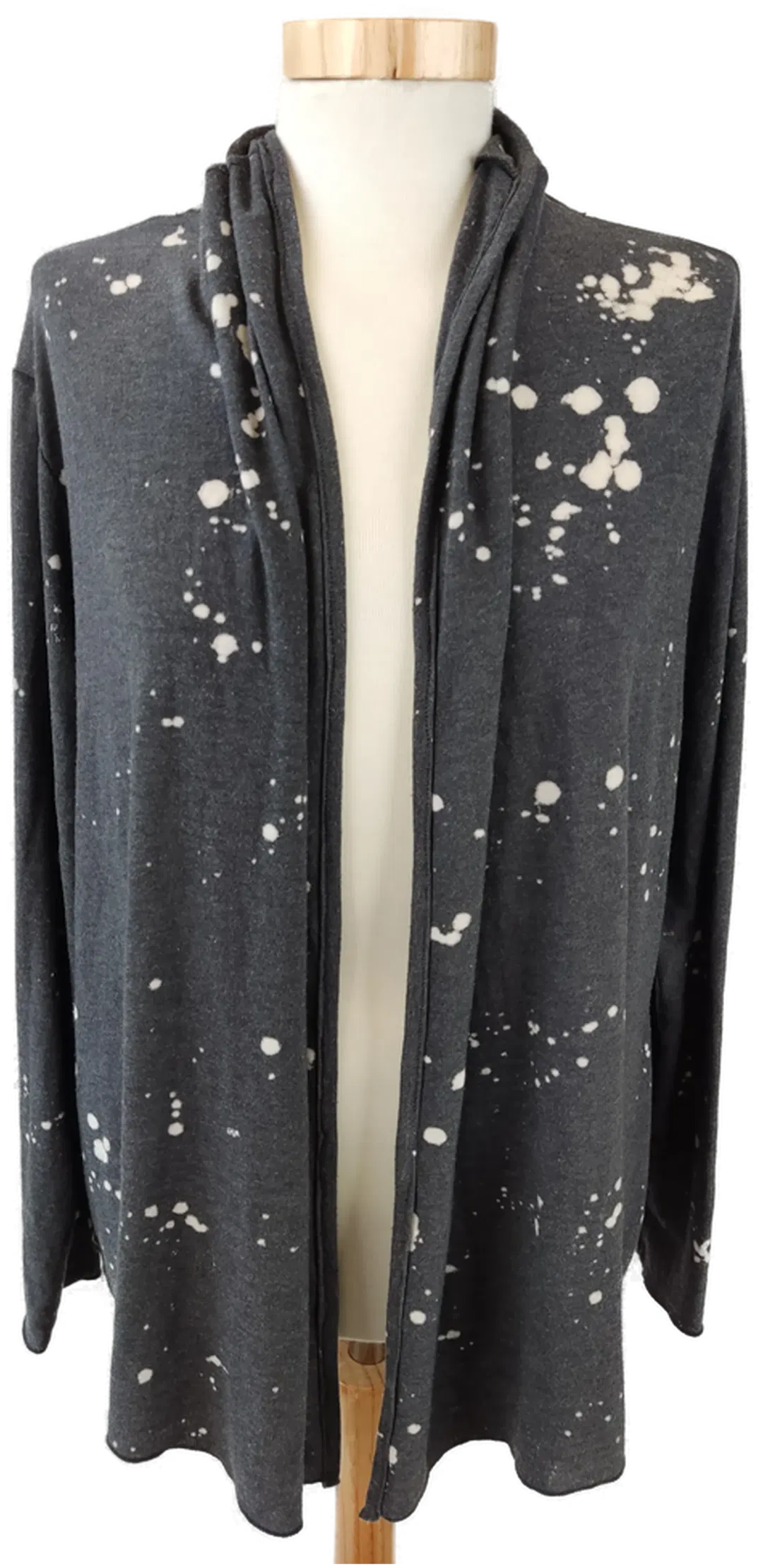 Damencardigan grau gepunktet - Gr. 38/M - Bild 4