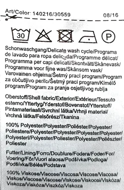 Street One Midi-Abendkleid weinrot/schwarz gemustert Gr. 34 - Bild 5