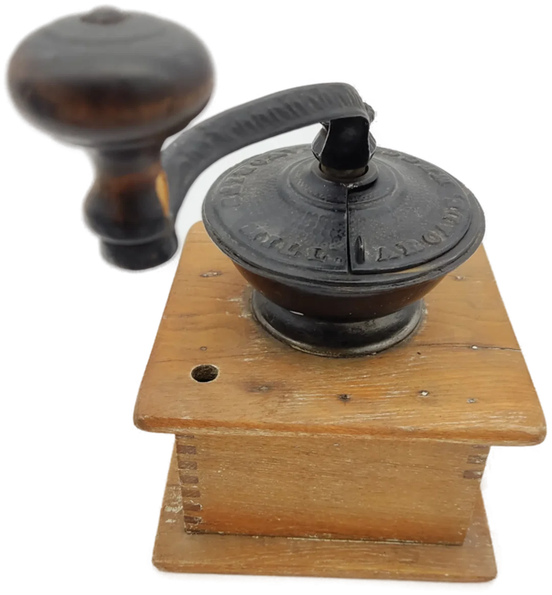 Antike Kaffeemühle Holz | Arcade MFGC Rarität – Bild 6