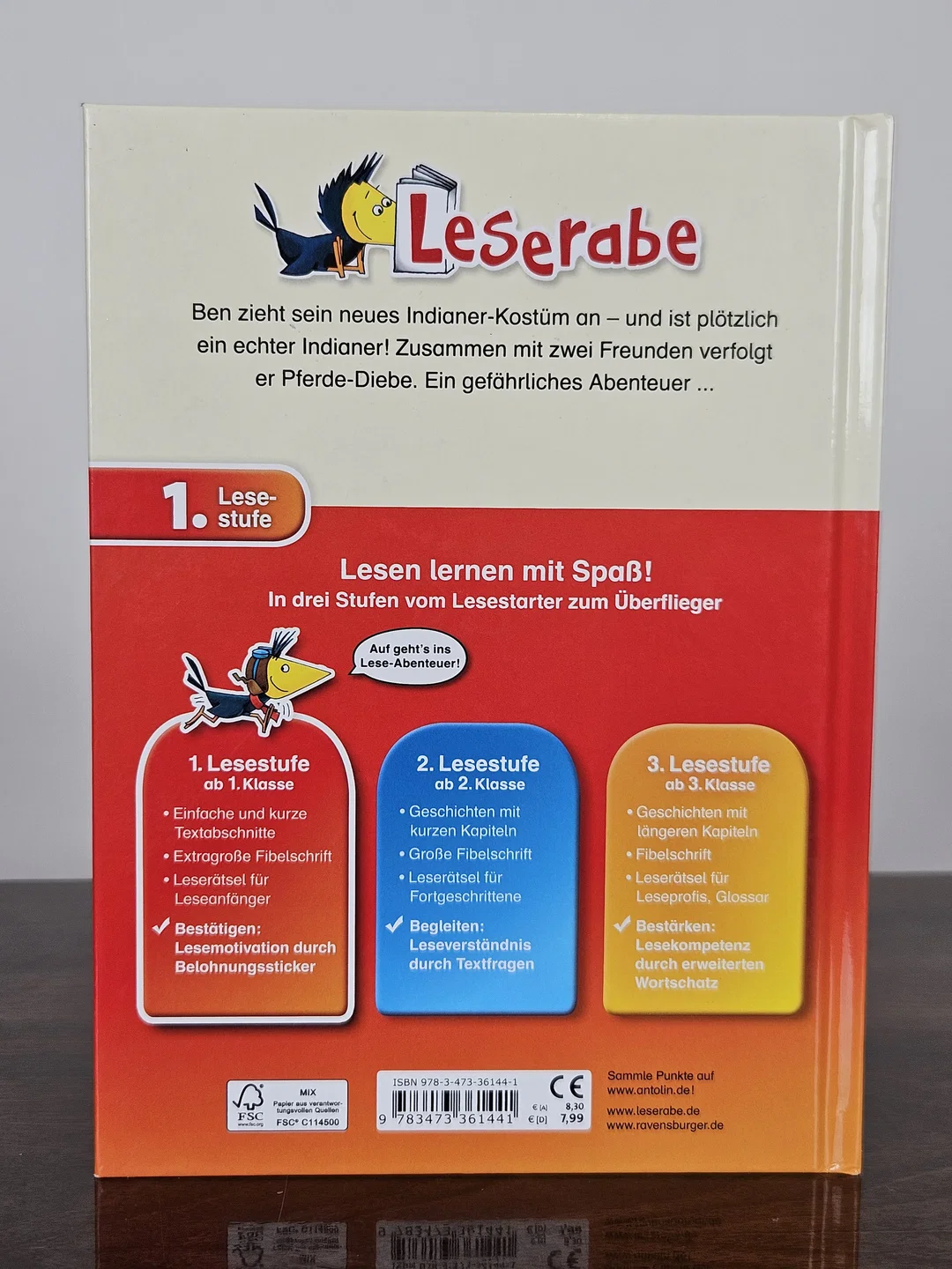 Ben bei den Indianern - Leserabe 1. Klasse - Erstlesebuch für Kinder ab 6 Jahren - Martin Lenz - Ravenburger – Bild 2