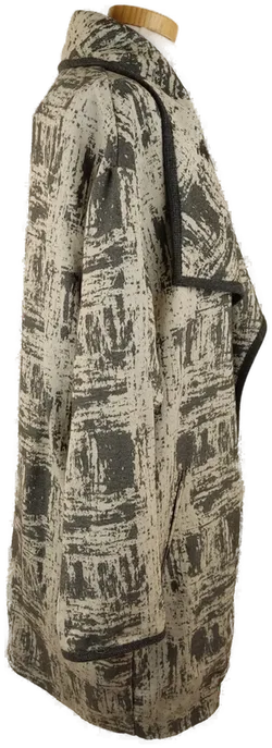 Asos Offener Damenmantel  grau gemustert - XS/34 - Bild 3