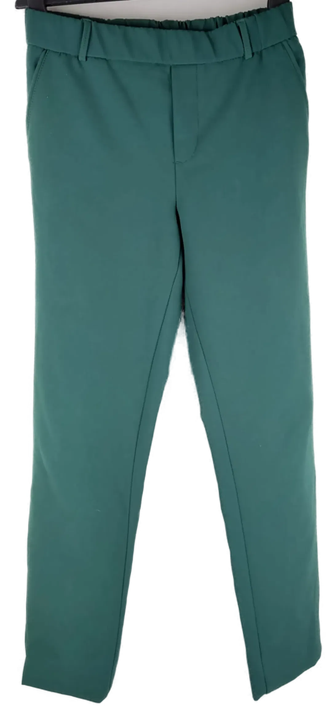  Hose 'ONLY', lang mit Gummizugbund und Einschubtaschen, grün, Größe S - Bild 1
