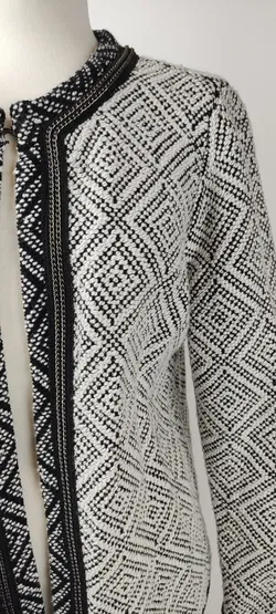 Damen Baumwoll Sakko, JM Collection, Gr. S - Bild 6