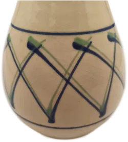 Vase, Keramik beige, Landhaus - Bild 3