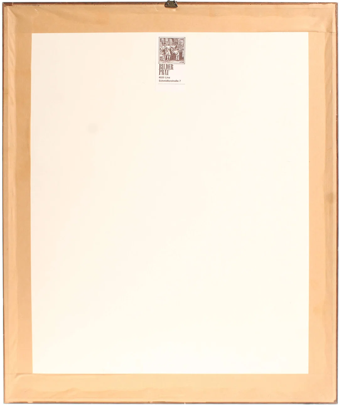 Bild Josef Eidenberger – Farbradierung (koloriert) „Arkadenhof / Innenhof“ – gerahmt – Bild 3
