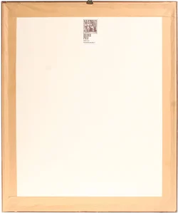 Bild Josef Eidenberger – Farbradierung (koloriert) „Arkadenhof / Innenhof“ – gerahmt - Bild 3