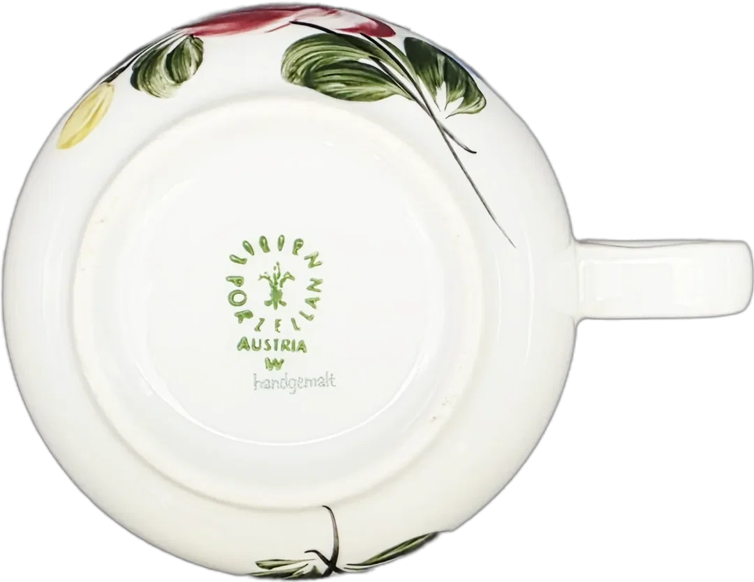 Lilienporzellan Austria - Alpenflora Tasse – Bild 5