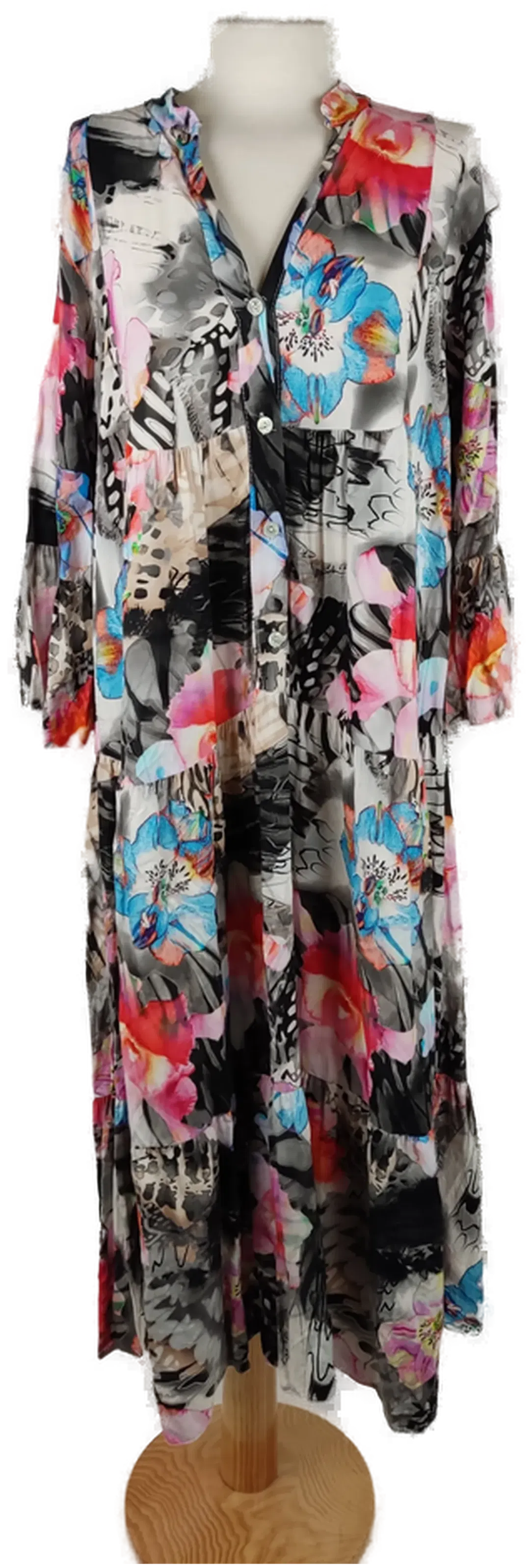 Maxikleid New Collection Geblümt Viskose | Sommerleicht - Bild 1