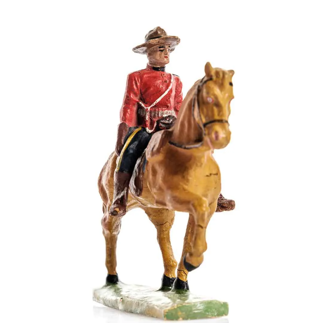 Tipple Topple Austria Kanadischer Mountie mit Pferd 50er Jahre – Bild 2