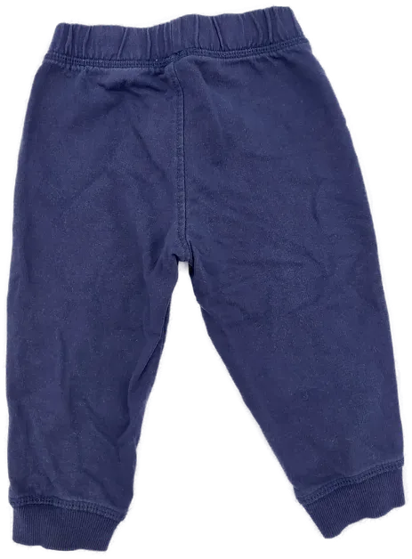Babyhose "Babyclub", lang mit Gummizug, dunkelblau mit Einschubtaschen, Größe 86 – Bild 2