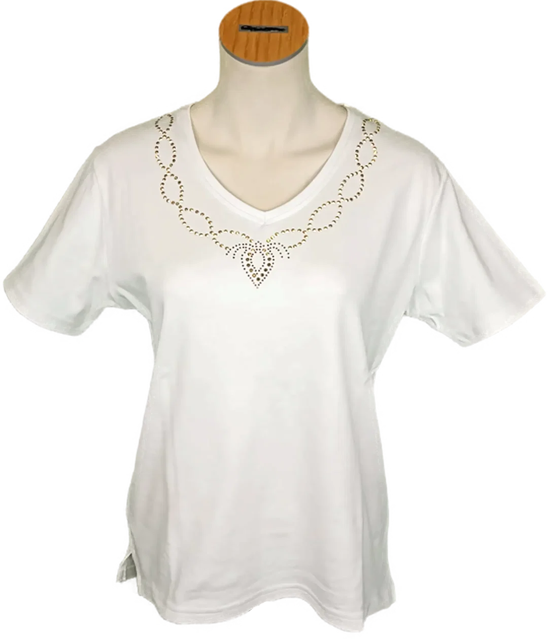 Dolce & Gabbana Damenshirt weiß Gr. L – Bild 1