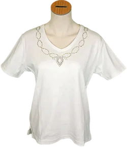 Dolce & Gabbana Damenshirt weiß Gr. L – Vorschau 1