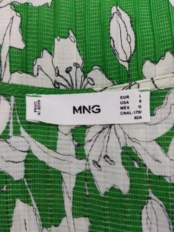 Mango Damen Kleid grün Gr. L - Bild 4