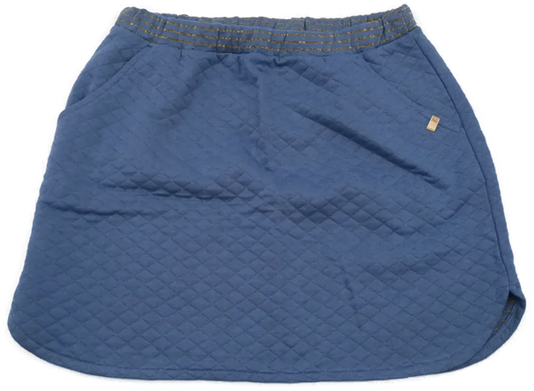 United Colors of Benetton Kinderrock blau gemustert  Gr. 3XL – Bild 1
