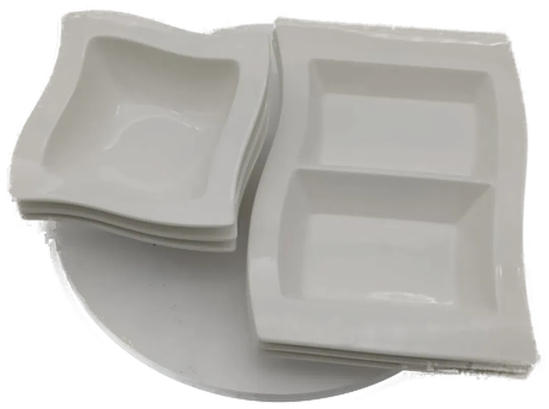 Villeroy & Boch Geschirr 3x Speiseteller und 3x Servierplatte - Bild 1