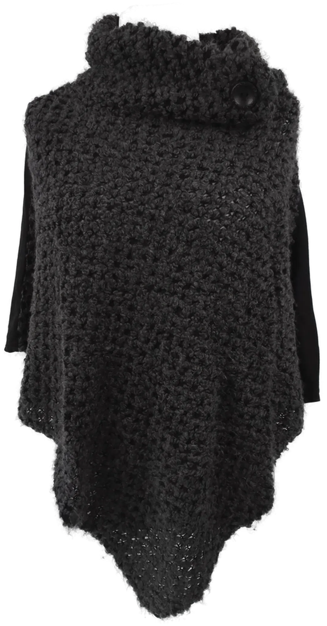 Strickponcho Cape, Damen, Chilli, Gr. S - Bild 1