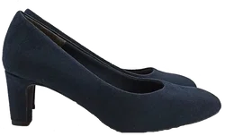 Tamaris Damen Wildlederpumps dunkelblau F 1/2 - Gr. 39 - Bild 5