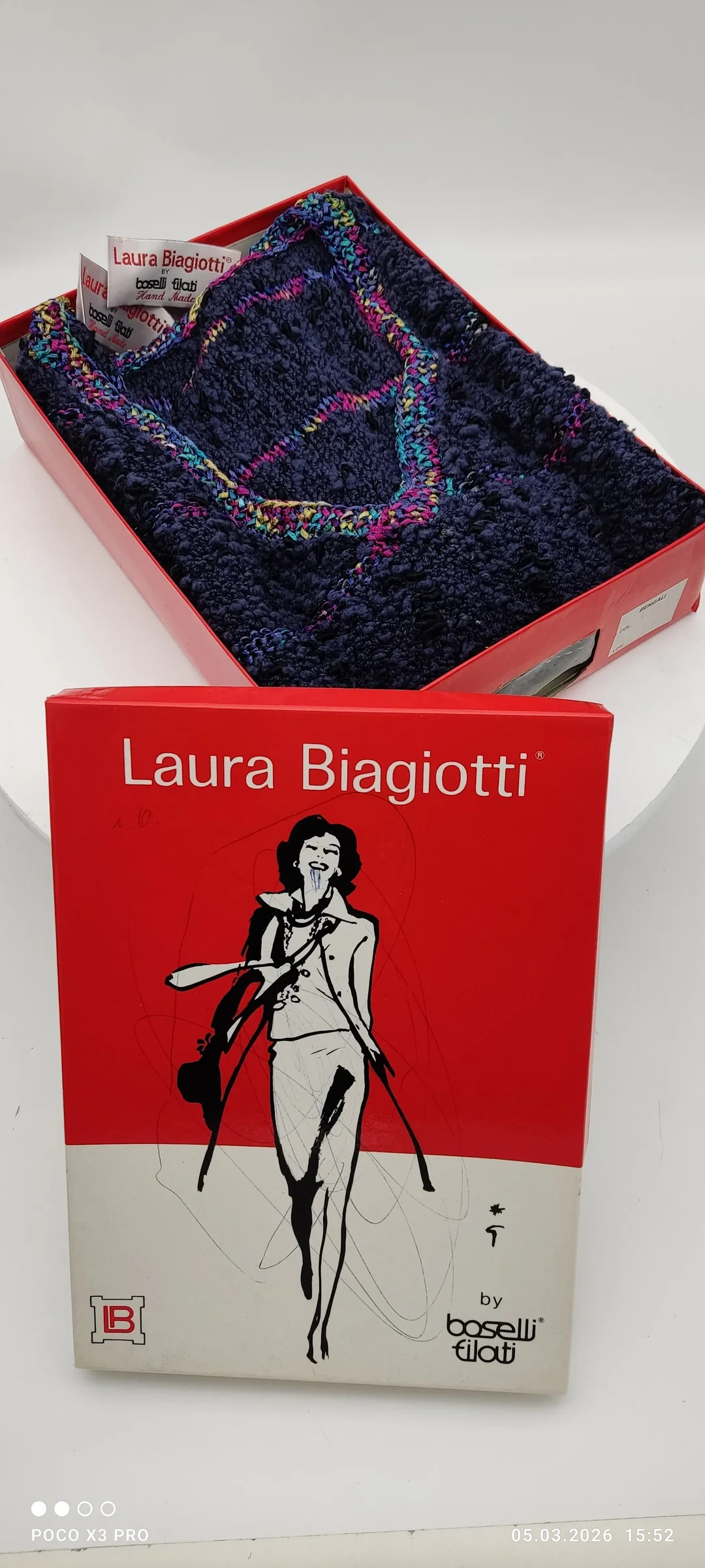 Laura Biagiotti Strickpullover Gestreift | Premium-Charme – Bild 6