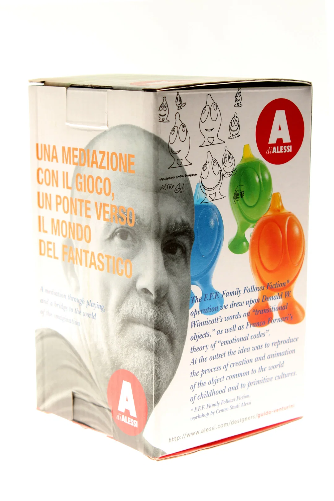 Alessi „Gino Zucchino“ Zuckerspender – Blau – Design von Guido Venturini, OVP  – Bild 2