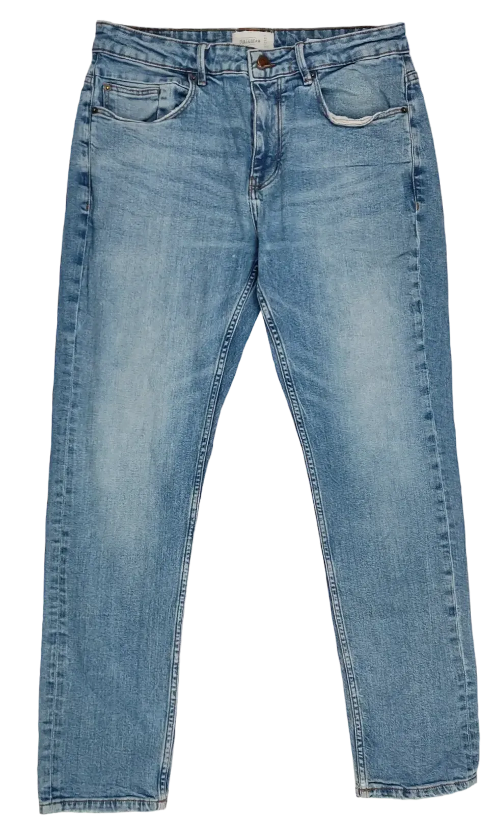 Pull & Bear Herren Jeans slim, blau - Gr. 44 - Bild 4