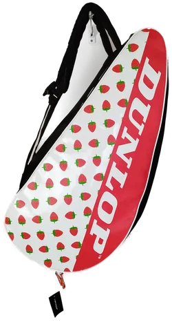 Dunlop 10er Combibag Damen Tennistasche Erdbeermotiv | Neu mit Etikett - Bild 1