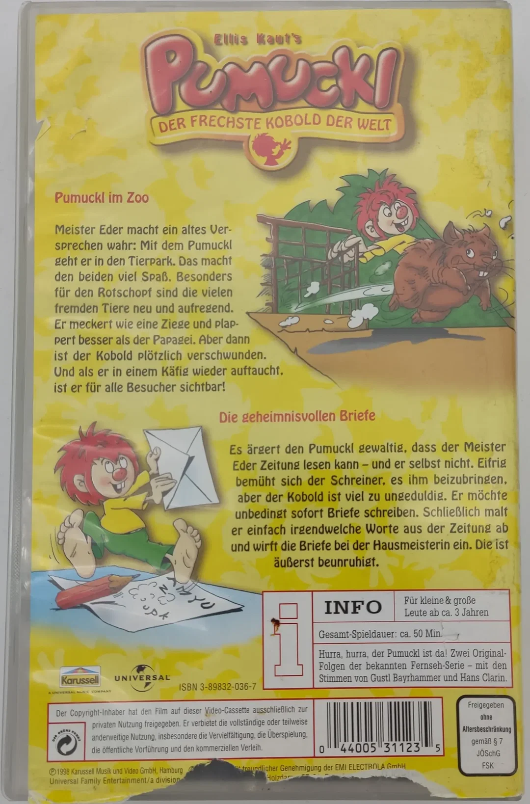 PUMUCKL - Der frechste Kobold der Welt - Videokassette – Bild 2