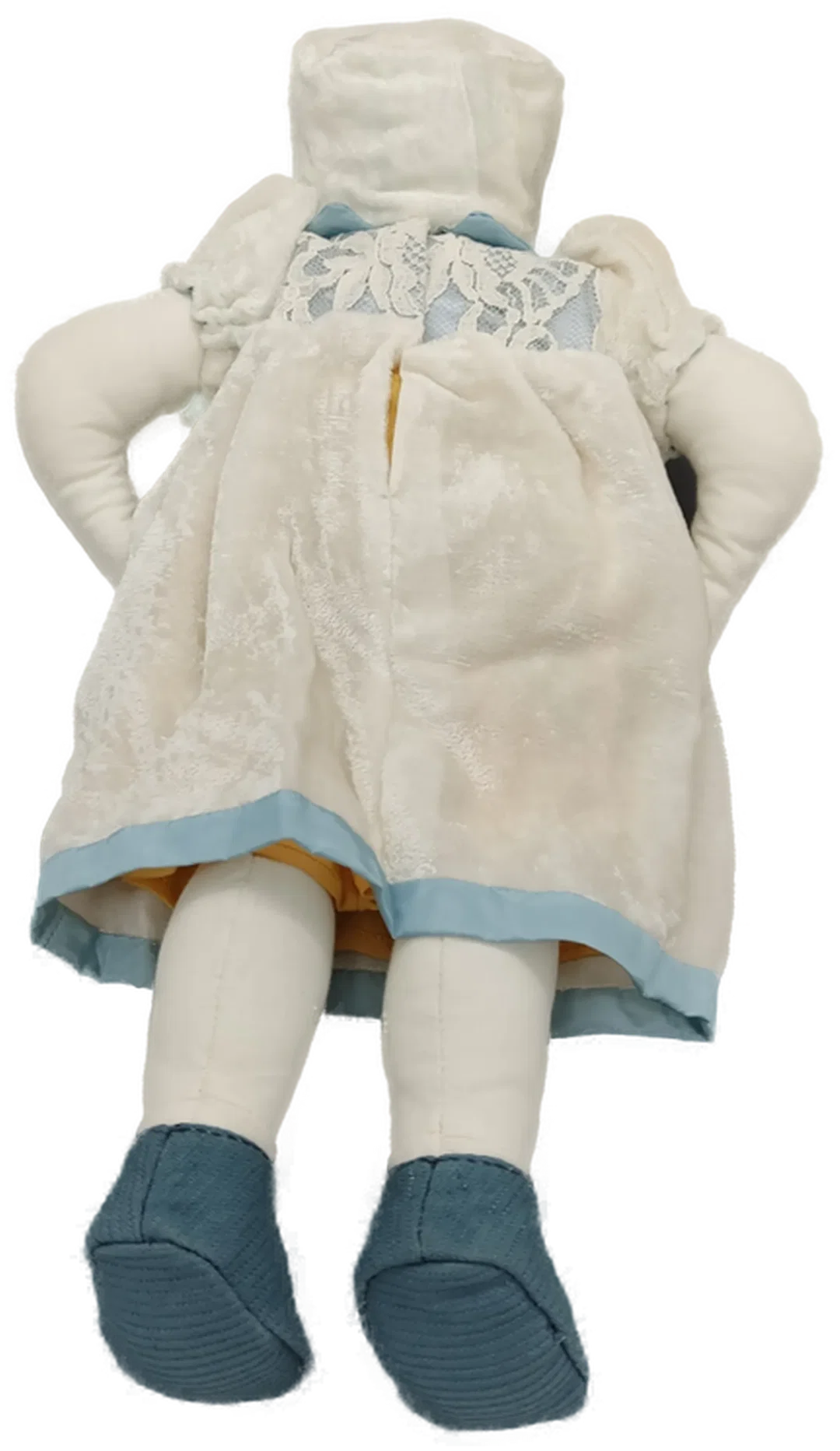 Stoff-Puppe mit Gummikopf Länge ca. 47cm  – Bild 3