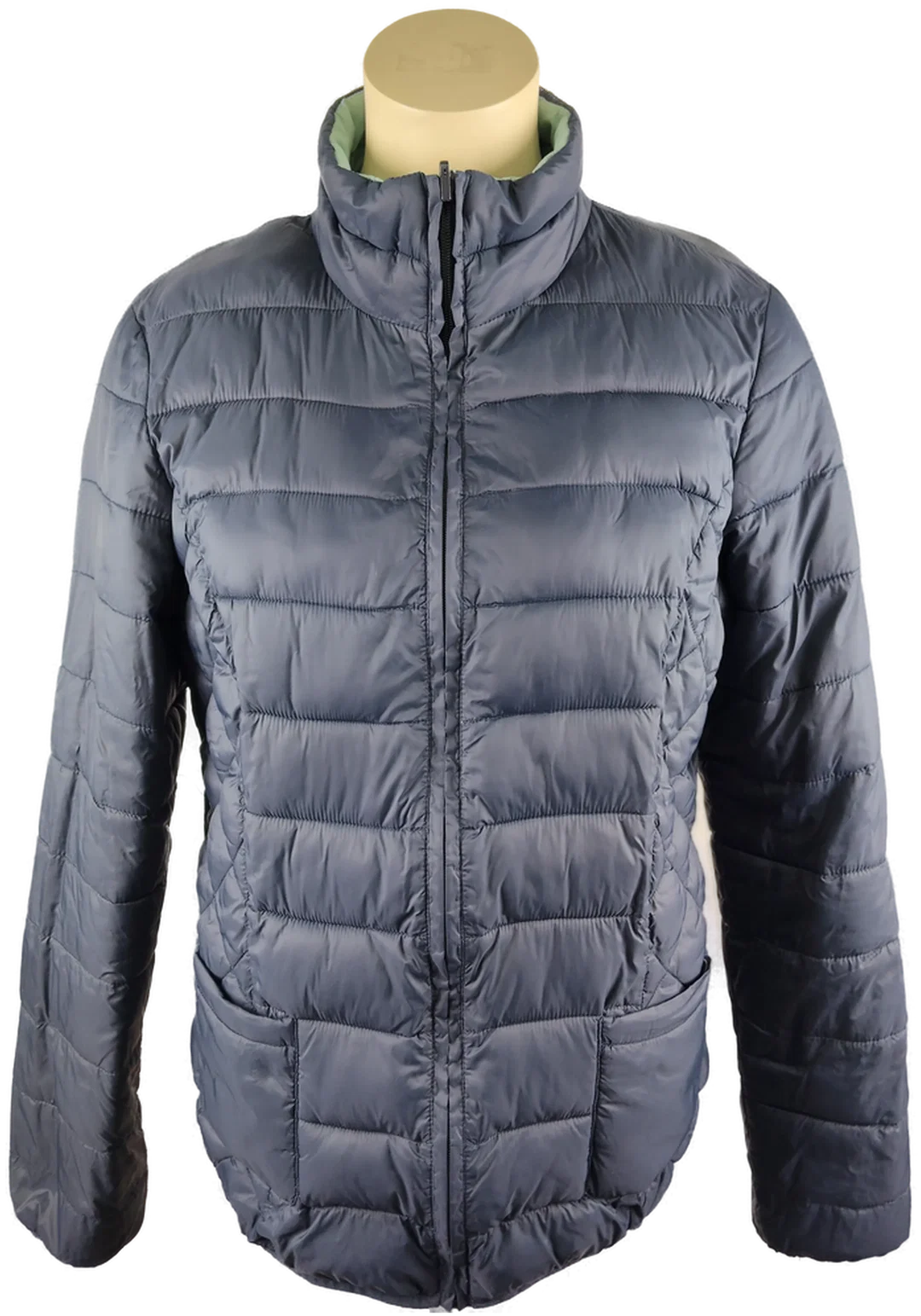 Herren-Steppjacke in Dunkelblau-Türkis | Wendbar – Bild 1