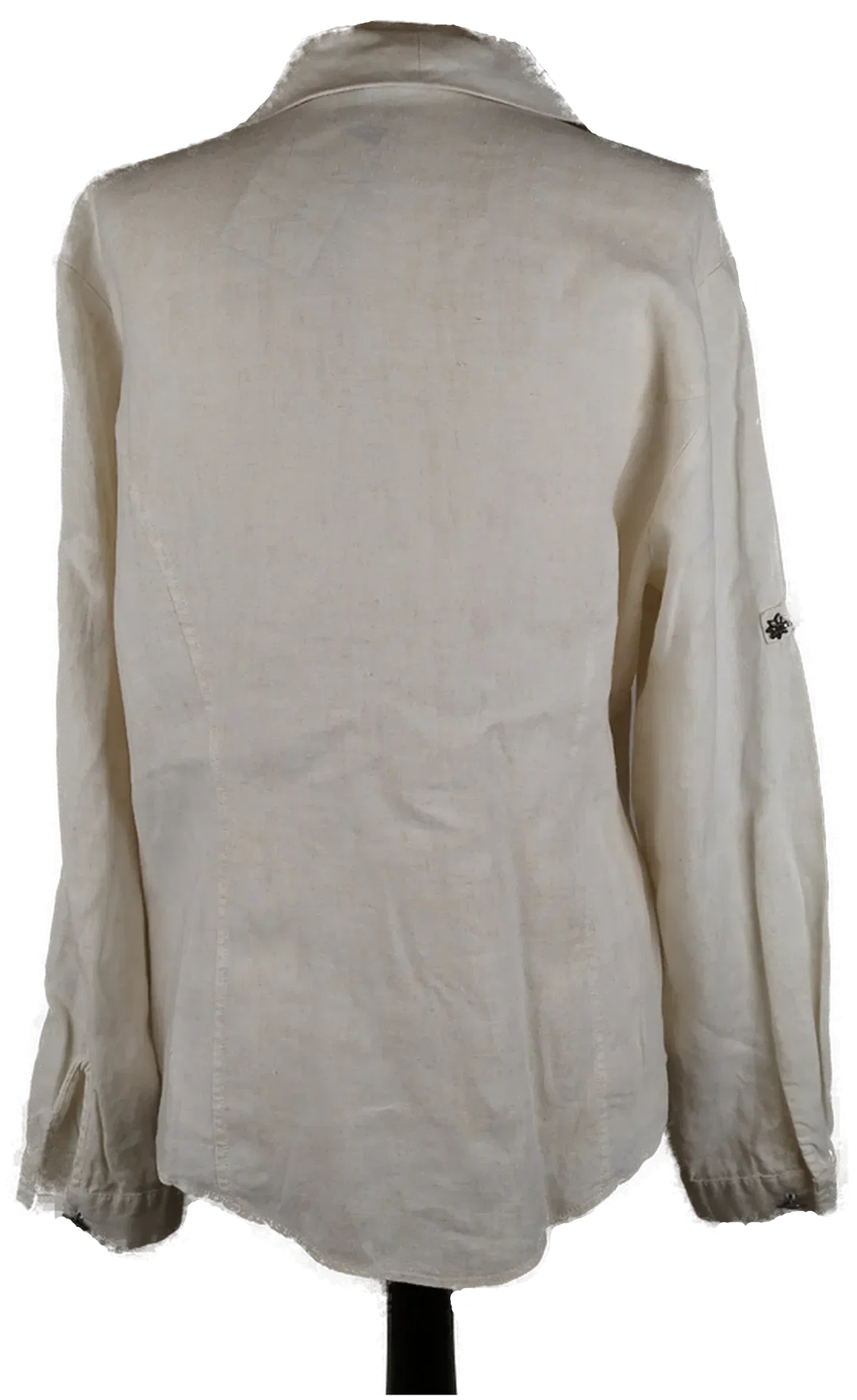 Giesswein Trachten-Bluse - Gr. 42 / 100% Leinen – Bild 5
