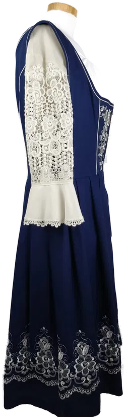 Salzburger Damen-Dirndl midi blau - XXL/44 - Bild 3