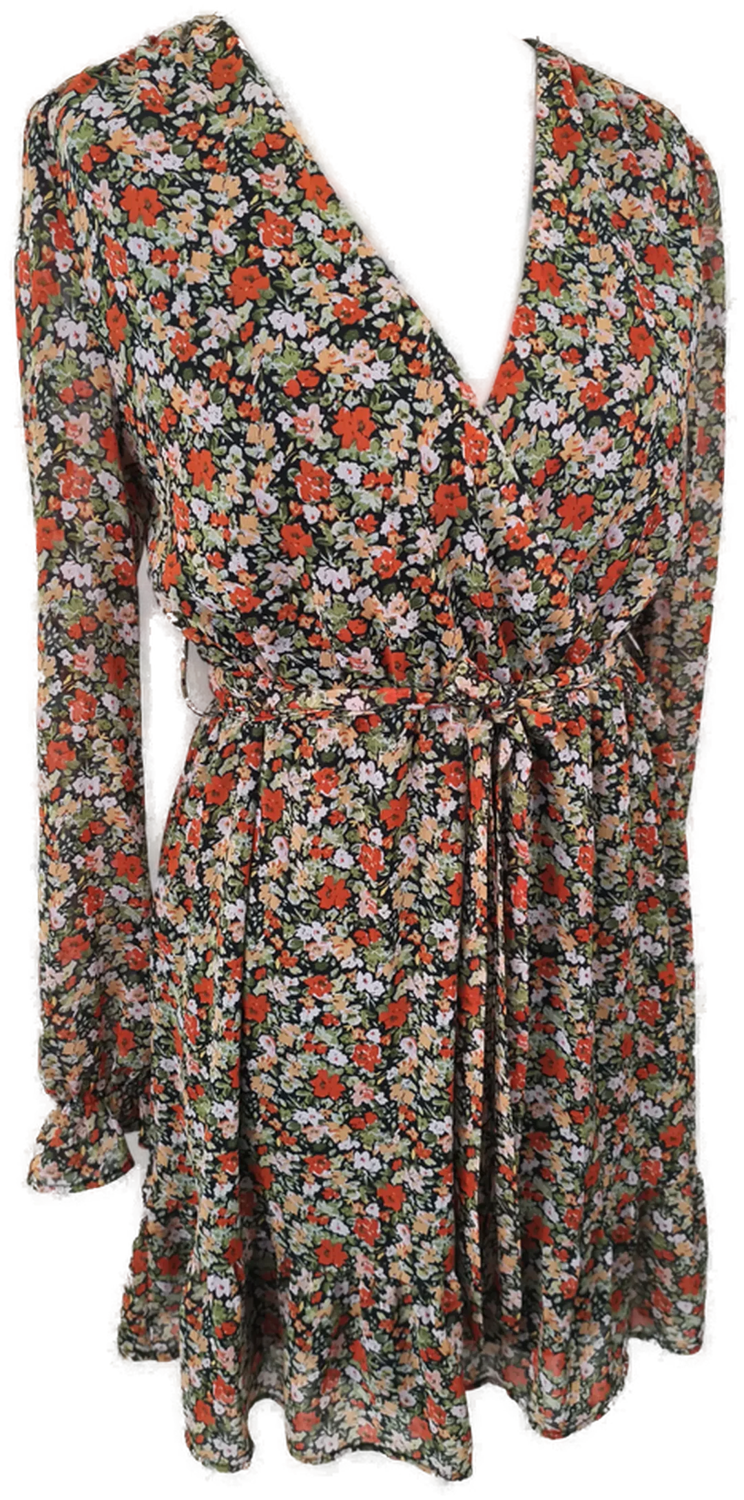 Amisu Damenkleid, Gr. 40, Blumen – Bild 3