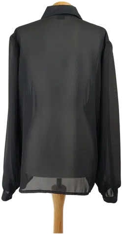 Gisele Rubinstein Vintage Damen-Bluse schwarz - XXL/44 - Bild 2